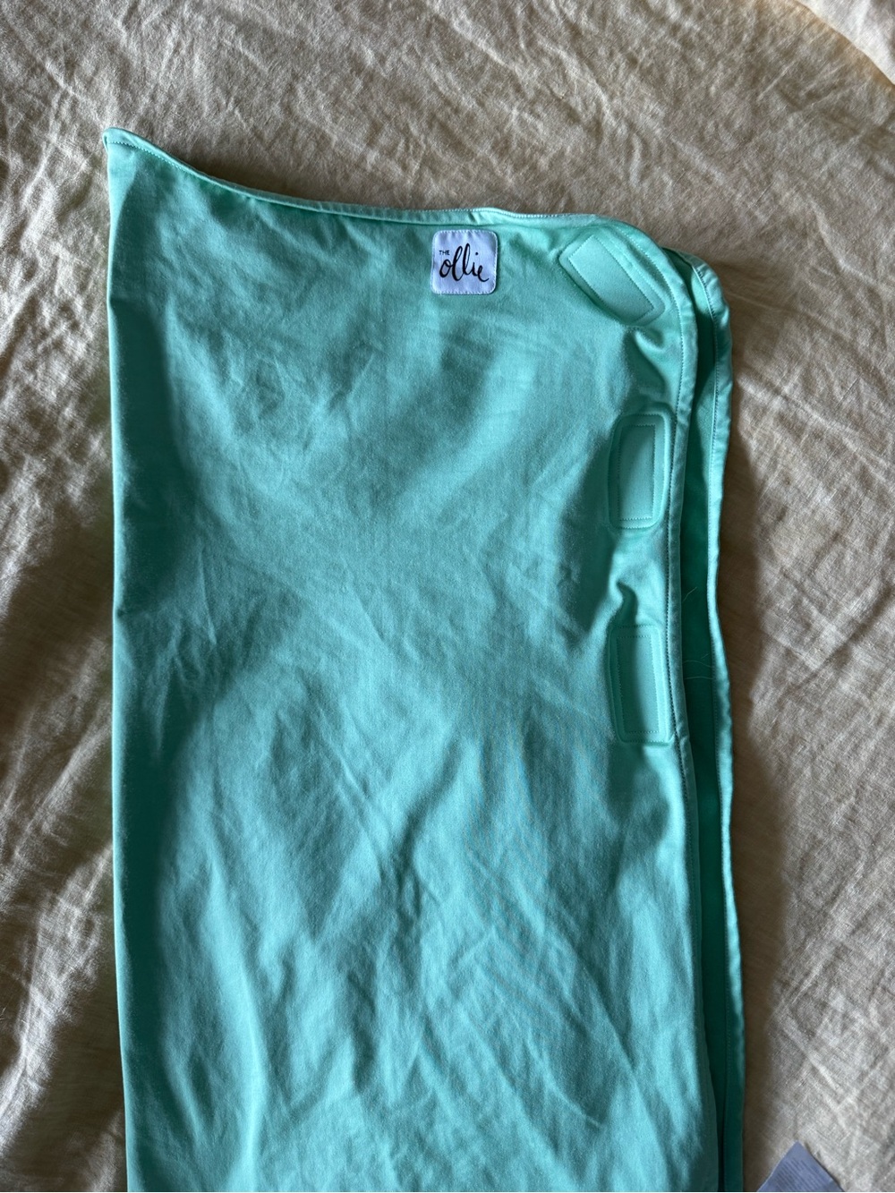 Olli Mint Green Sleep Sack for Kids - Cozy Swaddle Wearable Blanket